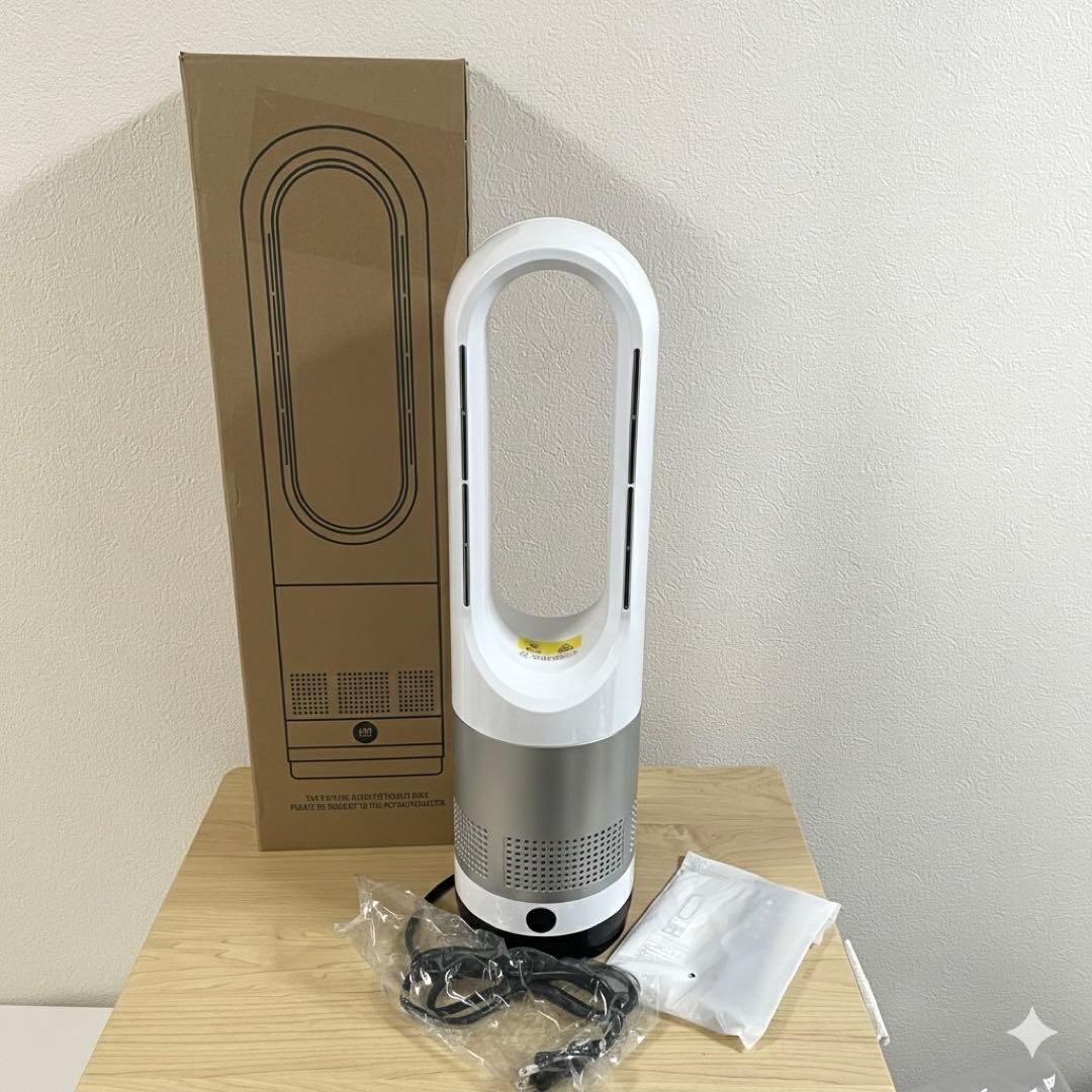 羽根なし セラミックファンヒーター 電気ストーブ 冷暖兼用 速暖 首振り 静音