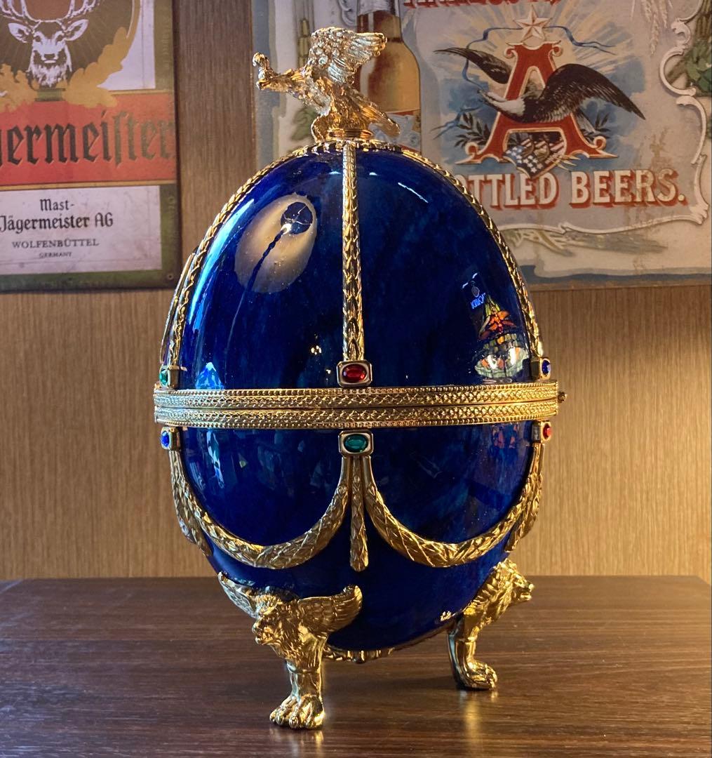 ラドガ インペリアルコレクション 青 ベネチアングラス デキャンタ 空瓶 空箱