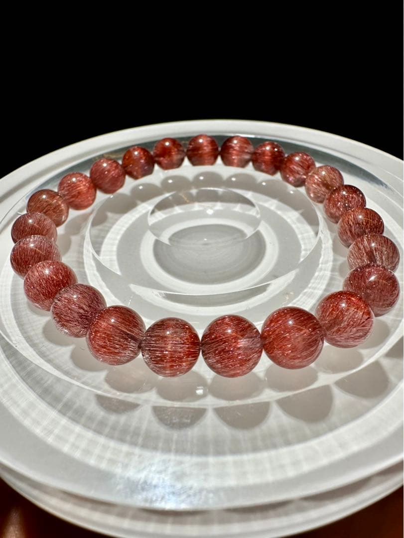 限定価格　スーパーセブン　レッドスーパーセブン　天然石 ブレスレット