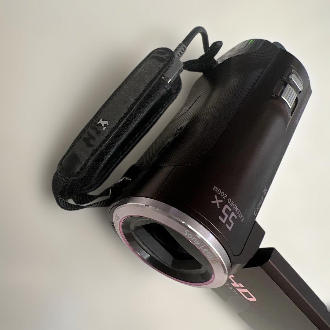 【美品】SONY HDR-CX390 ハンディカム ボルドーブラウン