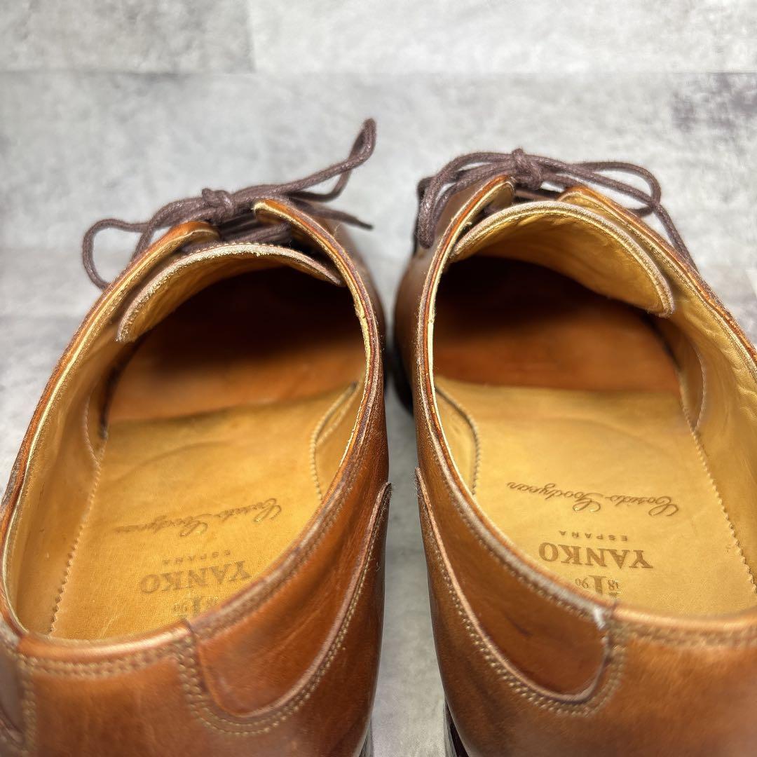 良品✨YANKO ヤンコ Uチップ 25 本革 ブラウン