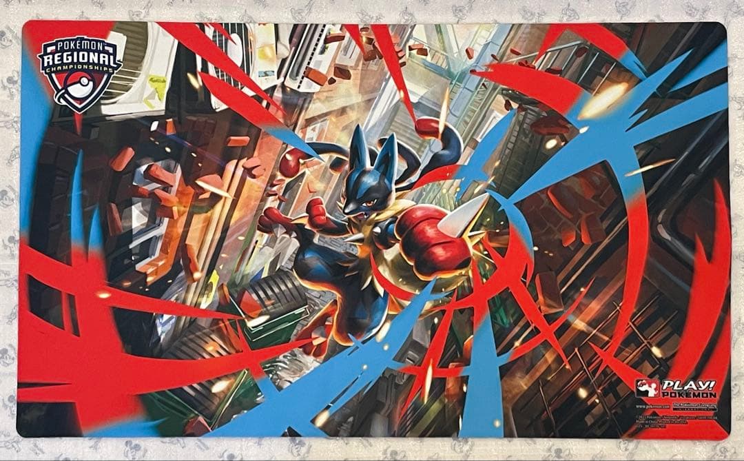 希少 メガルカリオ リージョナル プレイマット ポケモンカード 公式品