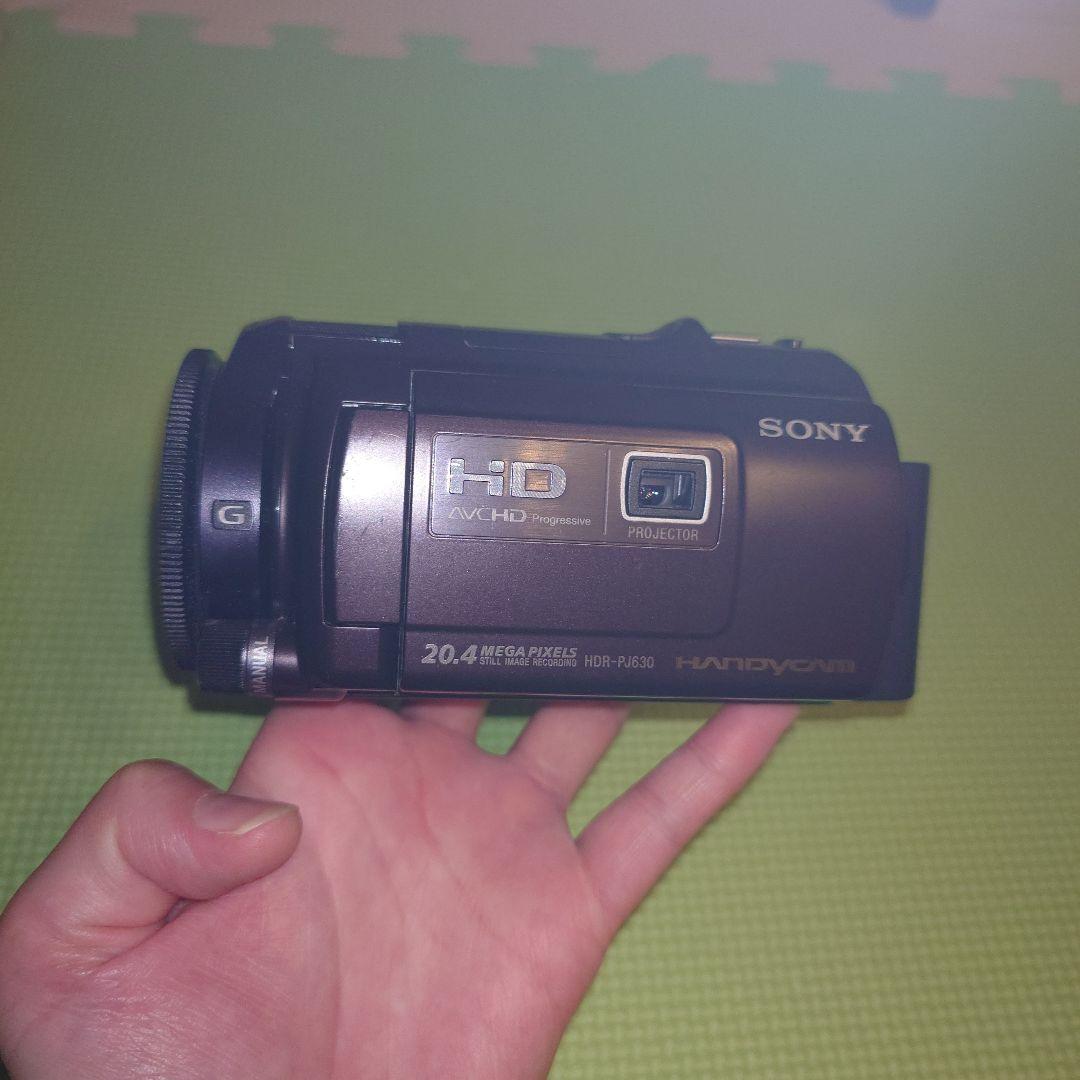 や*こ様 SONY ビデオカメラ HDR-PJ630V プロジェクター機能 バッ