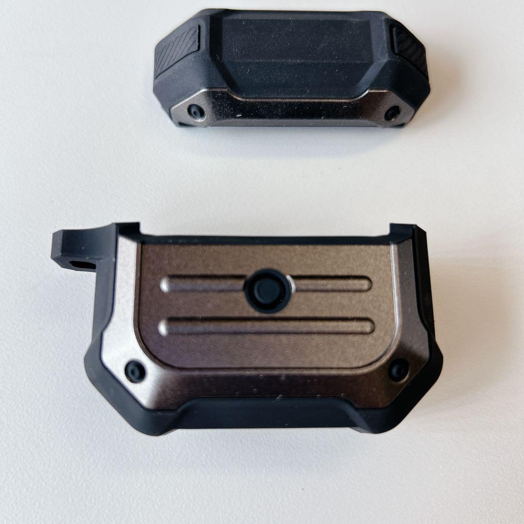 Airpods 第3世代 ケース ワイヤレス充電 対応 カラビナ ブラック