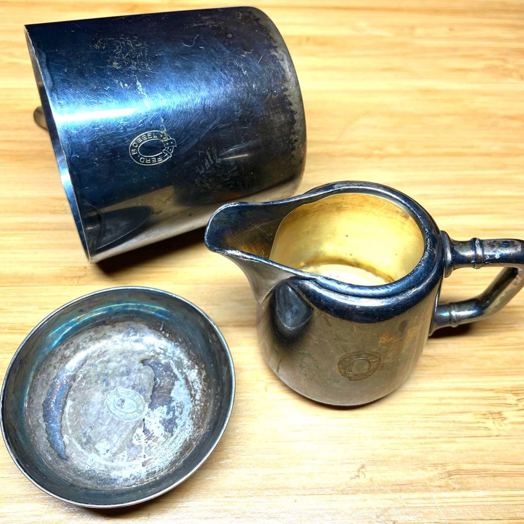 シルバープレートのティーセット アンティーク