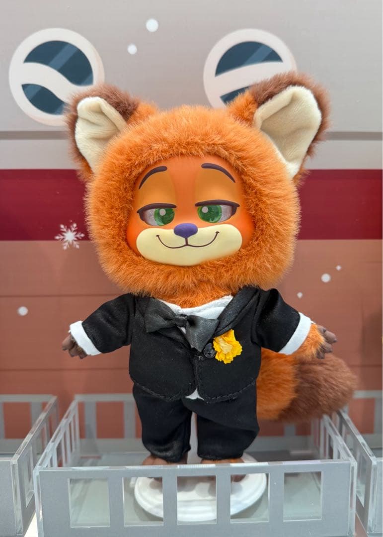 TOPTOY ズートピア　ぬいぐるみ　ニック ジュディ、スーツ