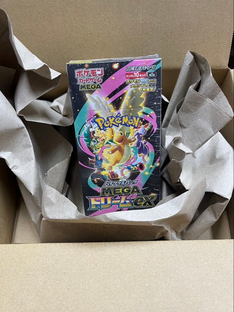 ポケモンカードゲーム MEGAドリームEX シュリンク付き1BOX ポケセン