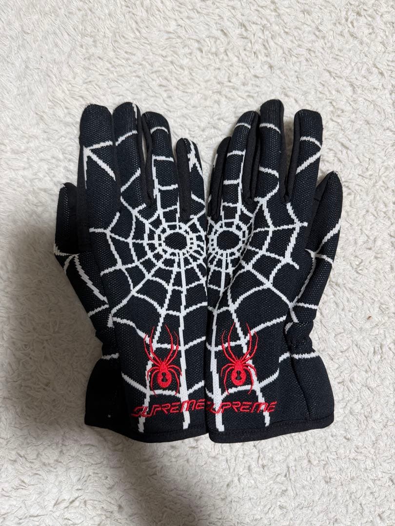 Supreme Spyder Gloves　黒 Mサイズ