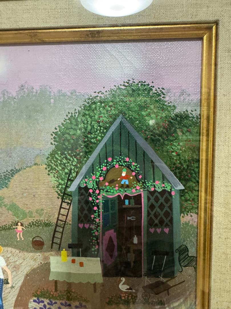 アンビエール　油絵　1点もの