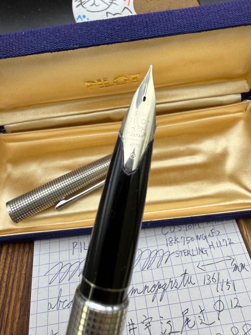 Pilot 万年筆 カスタム KS-1000SS STERLING SILVER