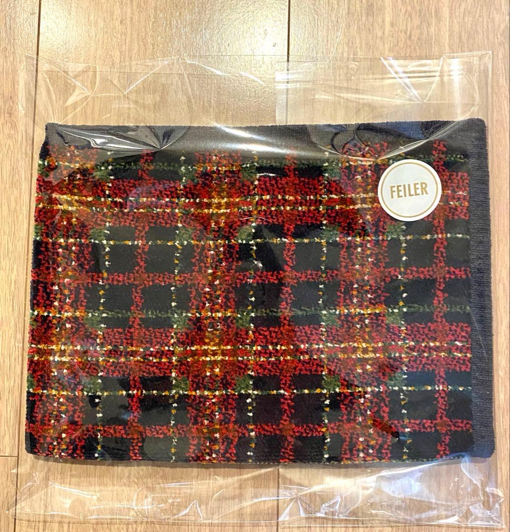 新品　フェイラー　タータンムード　ゲストタオル
