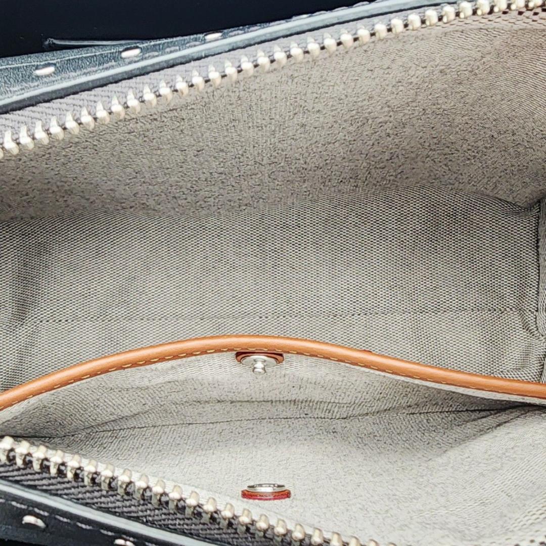 現行品 COACH コーチ ローグ バッグ 25 リベット ブラック CU052