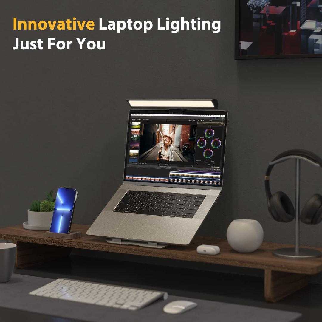 ノート専用 26cm CRI?95高演色 無段階調光 調色 モニターライト