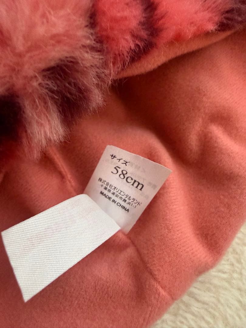 ディズニー ヒョウ柄ファンキャップ ピンク