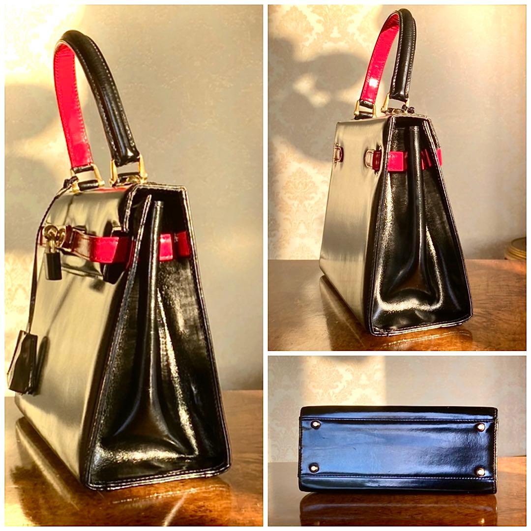 【訳あり•得】2点セット クロコダイルバッグ × バイカラー