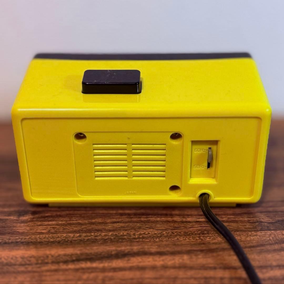 【メンテ済み・動作正常】SEIKOパタパタ時計 DP690T 黄色