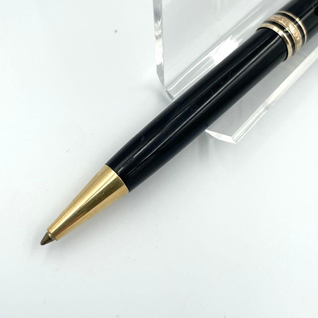 モンブラン　マイスターシュテック　ボールペン　ブラック×ゴールド