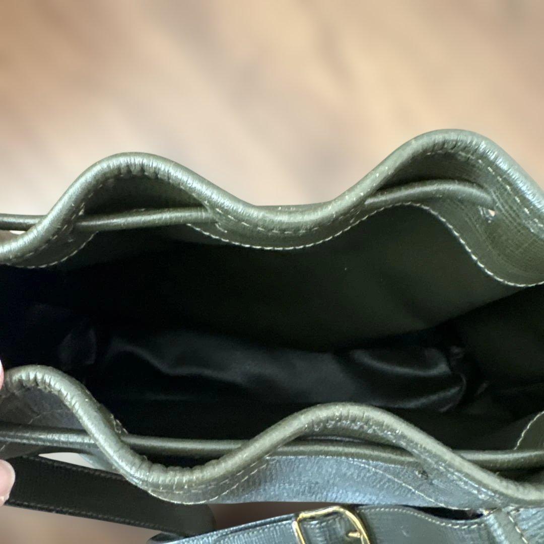 CELINE オリーブグリーン バケットバッグ