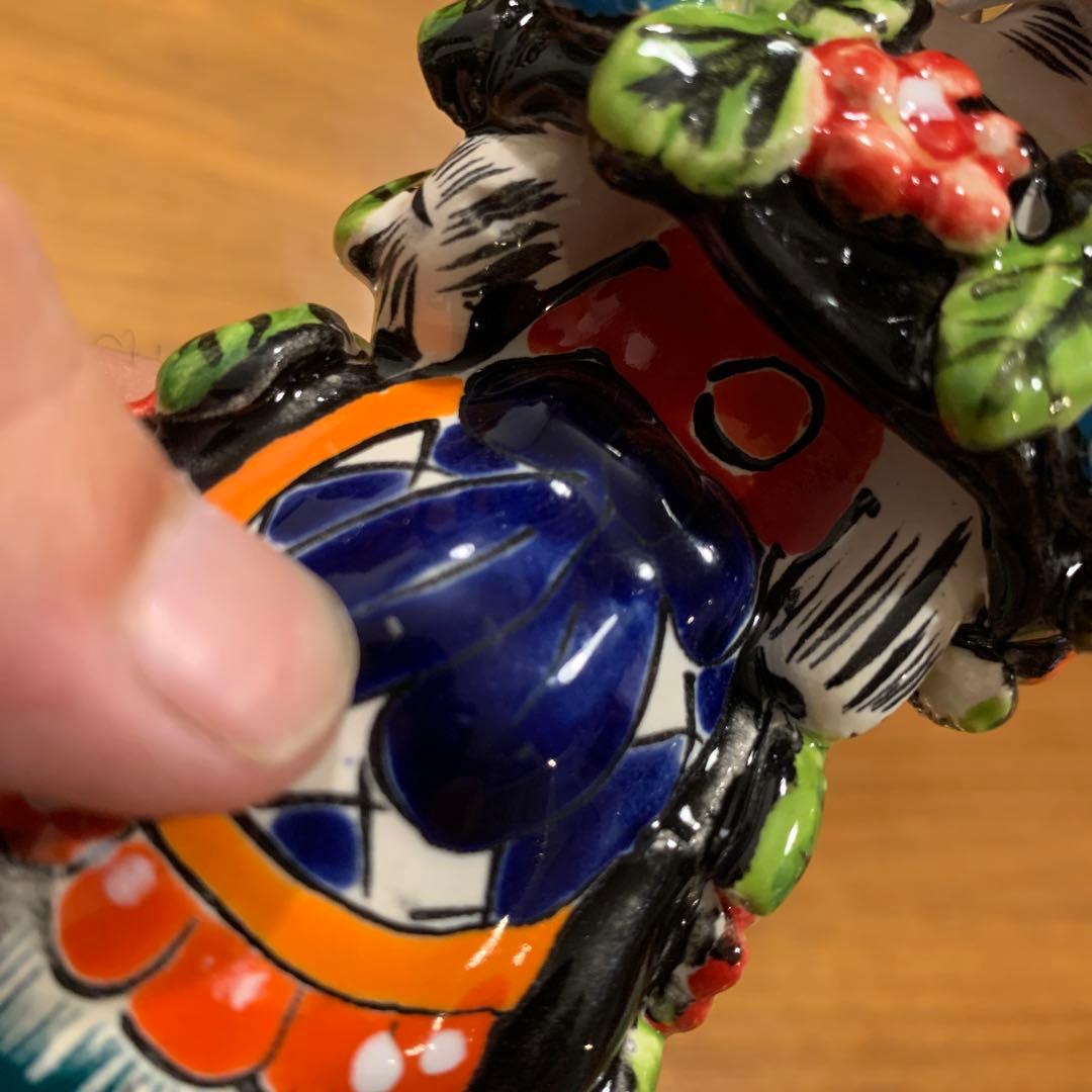 ガイコツ　　【　メキシコ　カラベラ　】　骸骨　人形　置物　置き物