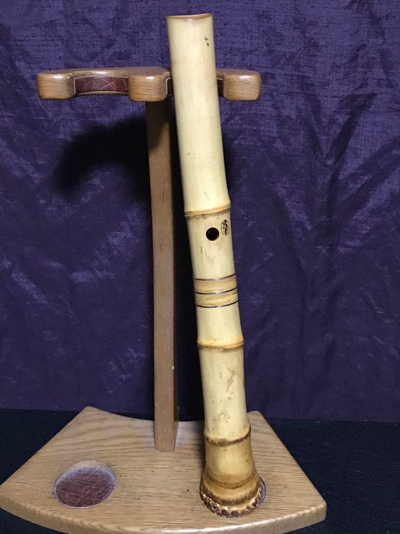 ⭐️ 尺八　琴古流　呂玄銘　銀三線継　約42.5センチ　約340g