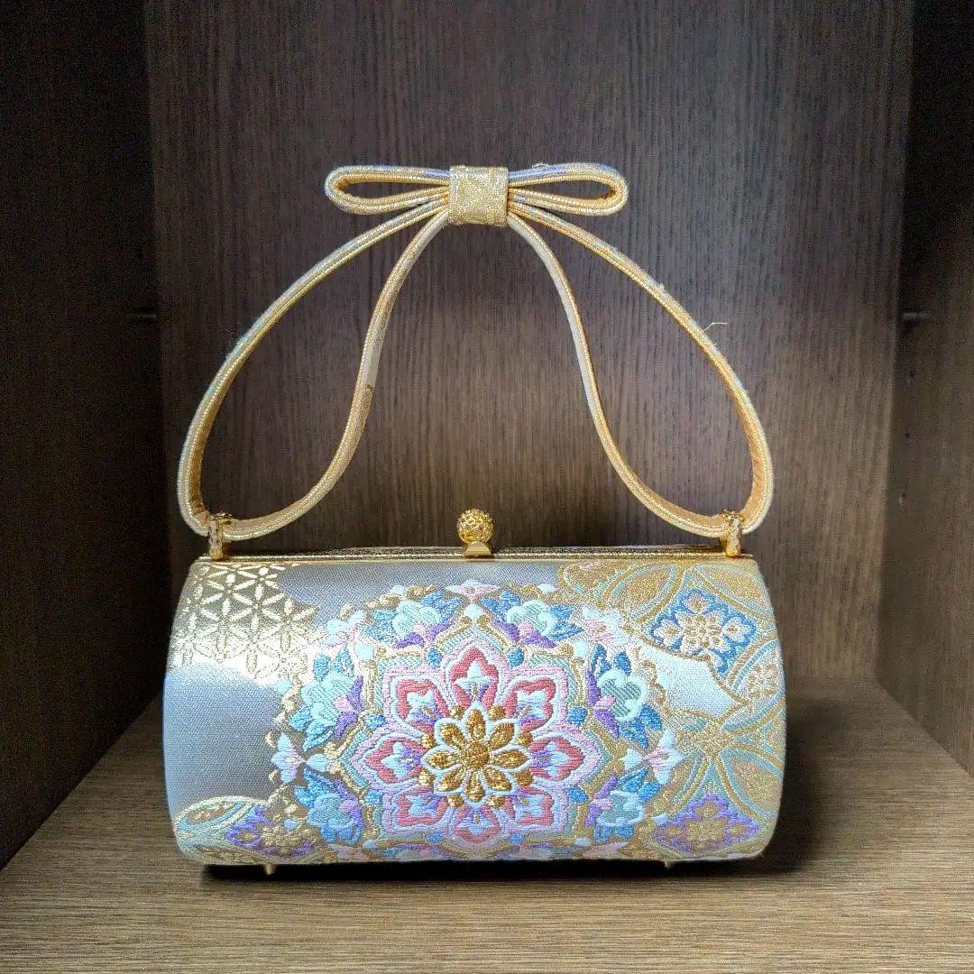 高級　高島屋　美品　和装用バッグ 着物　和装　バッグ　カバン　正絹帯地　正絹