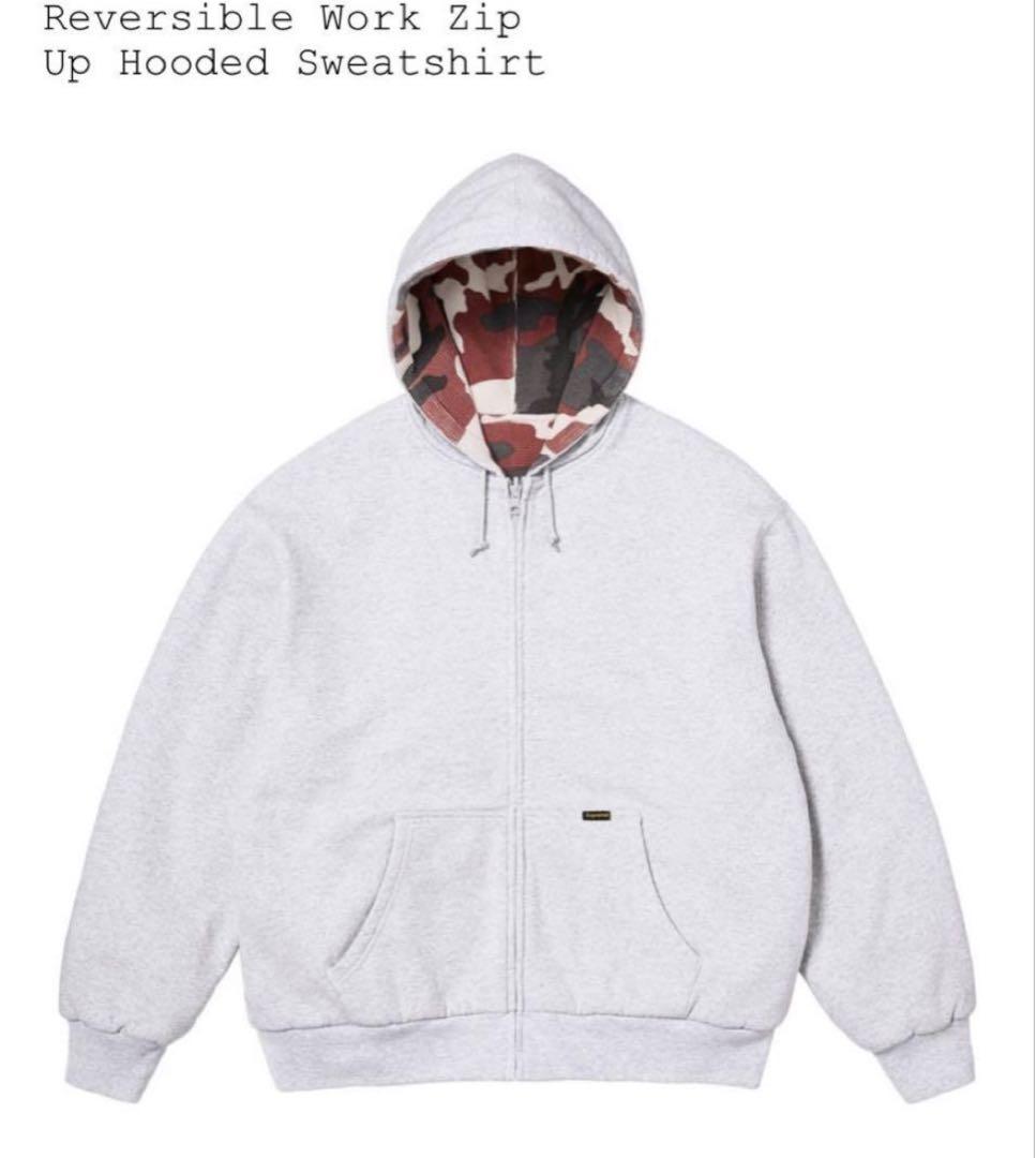 トップス suprem reversible zip up hoodie