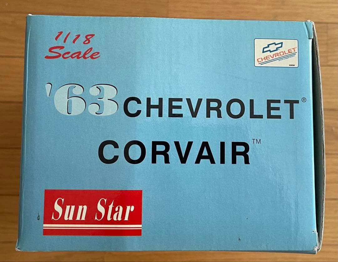 シボレー コルベア '1963 1/18 ダークターコイズ SUNSTAR