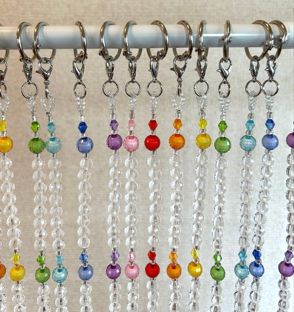 Tamaのれん　ビーズのれん　ビーズカーテン　星のビーズ　ビーズ