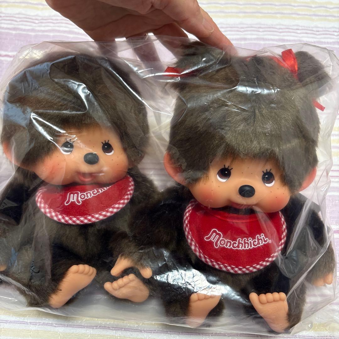 23時まで限定値下げ！タグ付き！セキグチ　モンチッチ　ぬいぐるみ　ペア