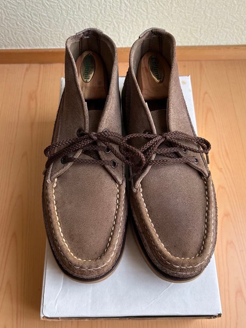 ラッセルモカシン スポーティングクレイスエードチャッカ 200-27W US7E