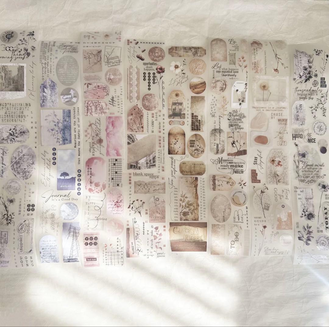 Journal pages 海外マスキングテープ　マステ 【1522】