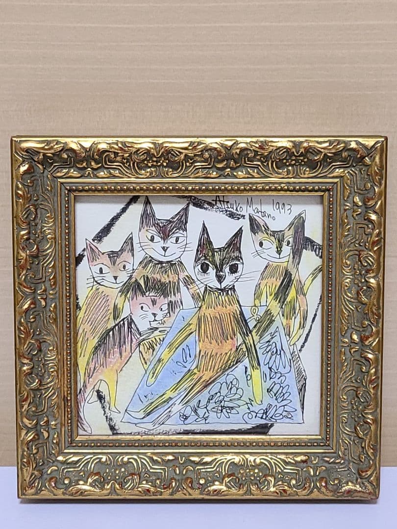 今だけお値下げ マタノアツコ サインペン絵画