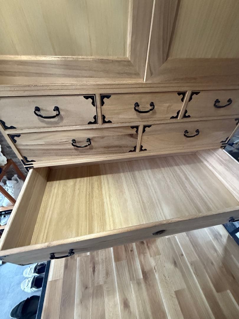 昭和レトロ　11段 桐箪笥 タンス 古道具 収納 着物 和服 帯 日本製 古家具