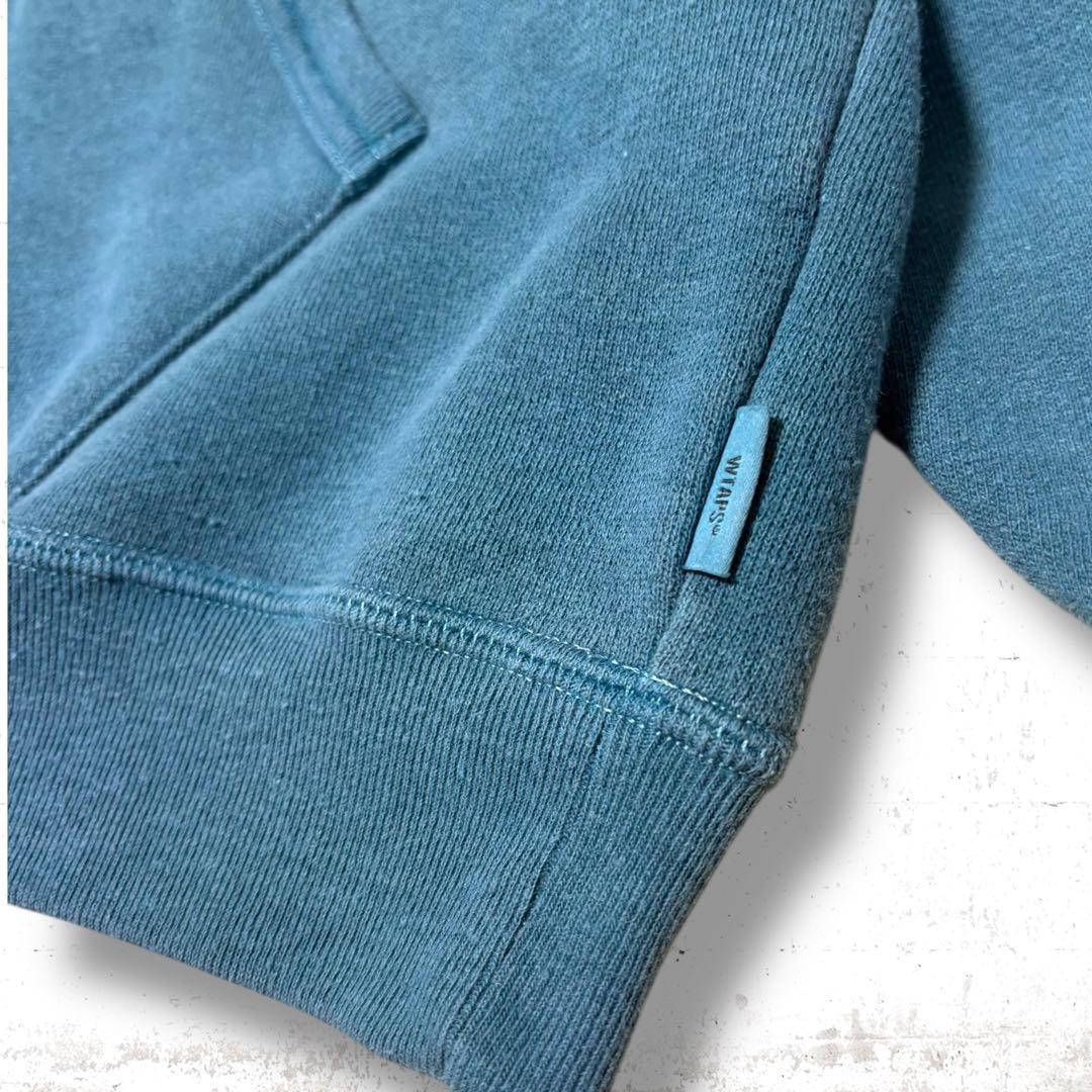 WTAPS ガーメントダイ　スウェット　パーカー　刺繍ロゴ