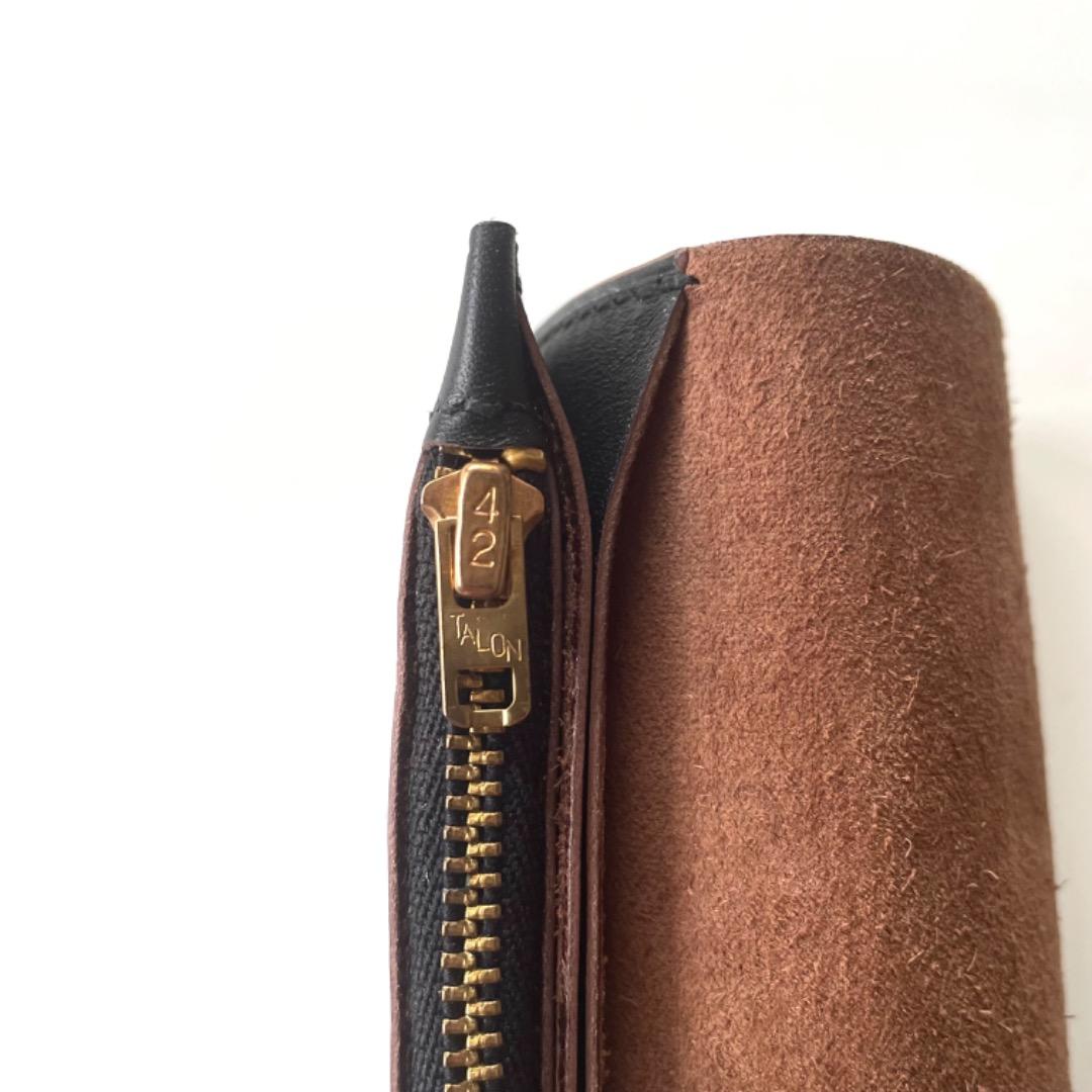 ミドルトラッカーウォレット　ホースハイド　ロウ付けチェーン　ヴィンテージタロン