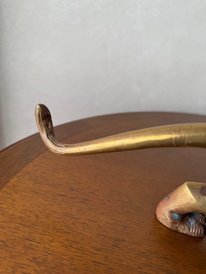 真鍮　ブラス 　オブジェ　虎　タイガー　金　ゴールド　金属　大型