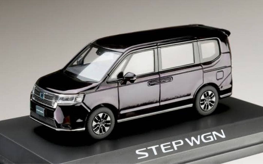Honda STEP WGN SPADA ミニカー 黒 1/43