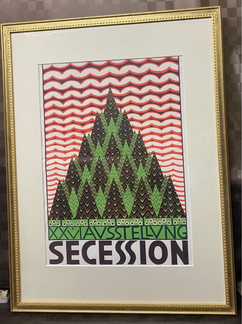 フェルディナント・アンドリ ウィーン分離派展　ポスター 古美術品