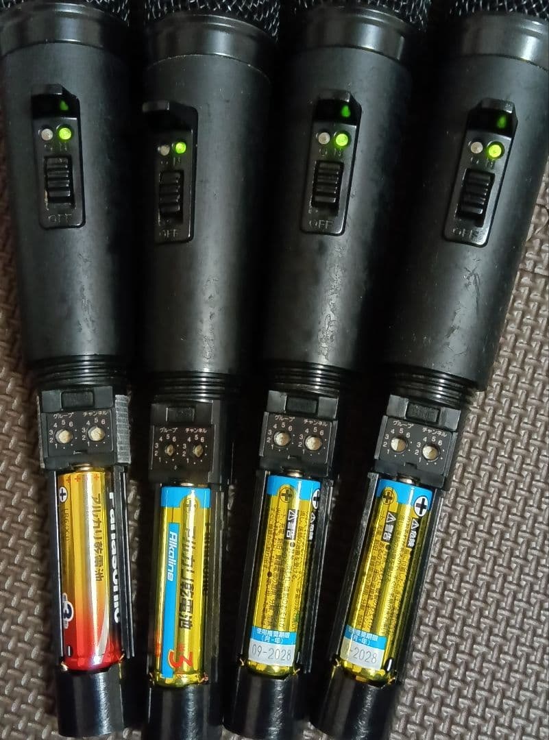 滝*様 TOA WM-1220 ワイヤレスマイク 4本セット ジャンク品