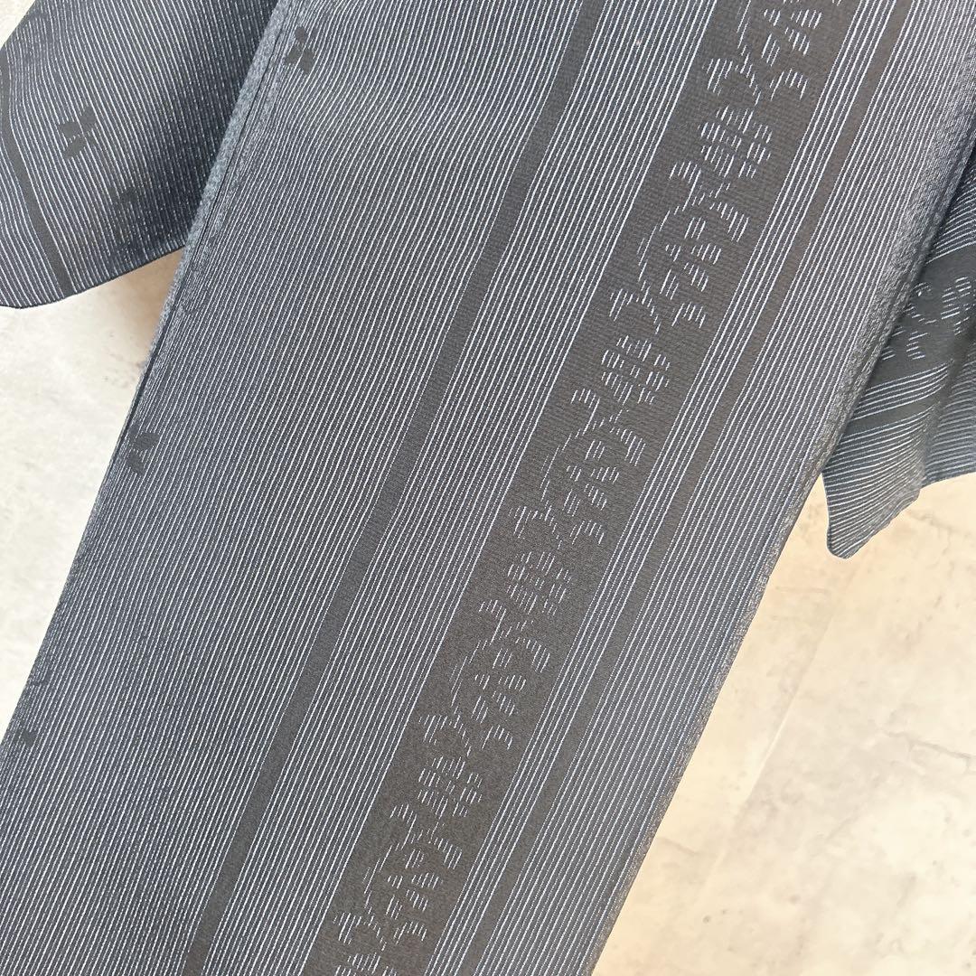 小紋　フルセット　着物　正絹　縦縞　唐草　シャレ帯　紬　p3