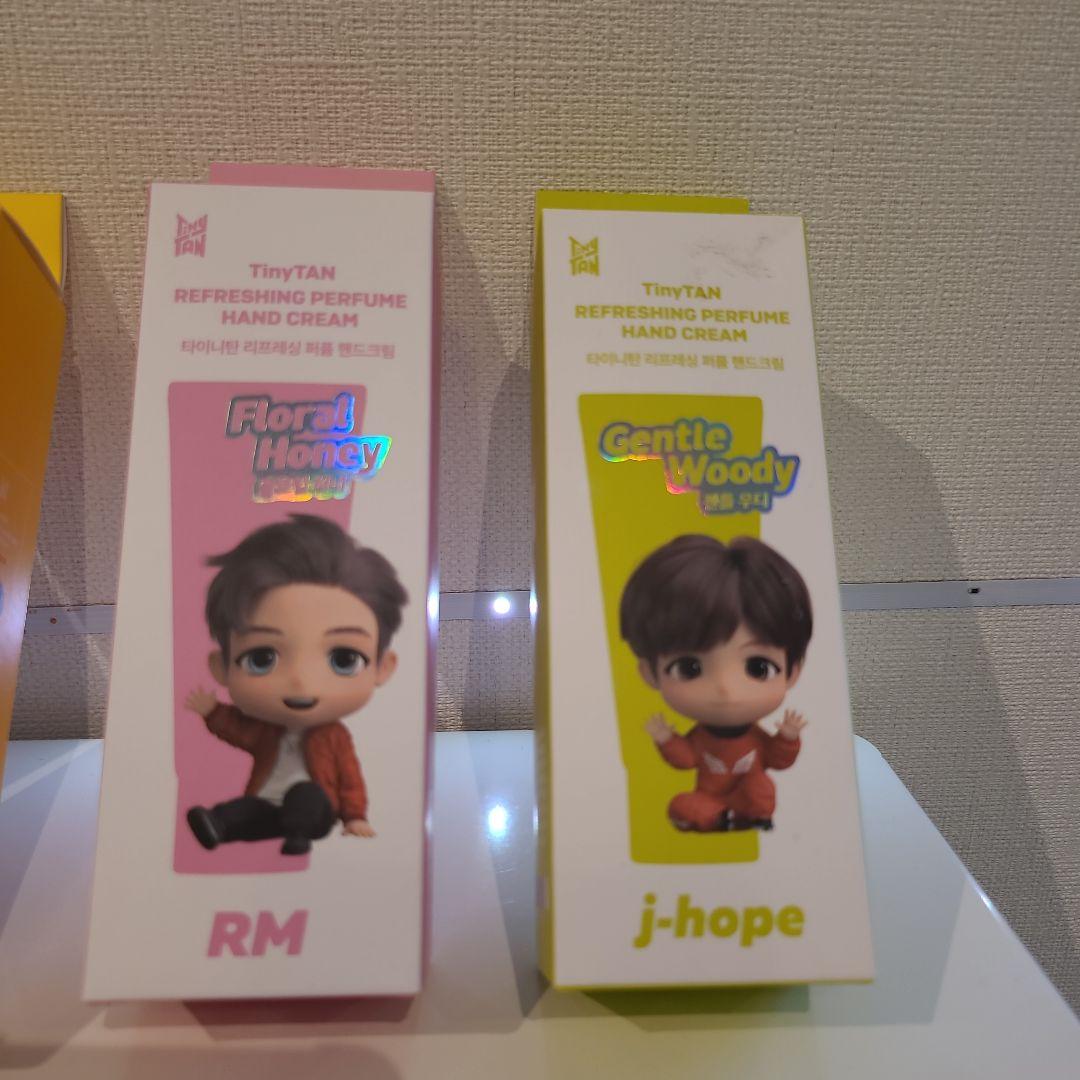 TinyTAN リフレッシングパフュームハンドクリーム 7個セット 未使用