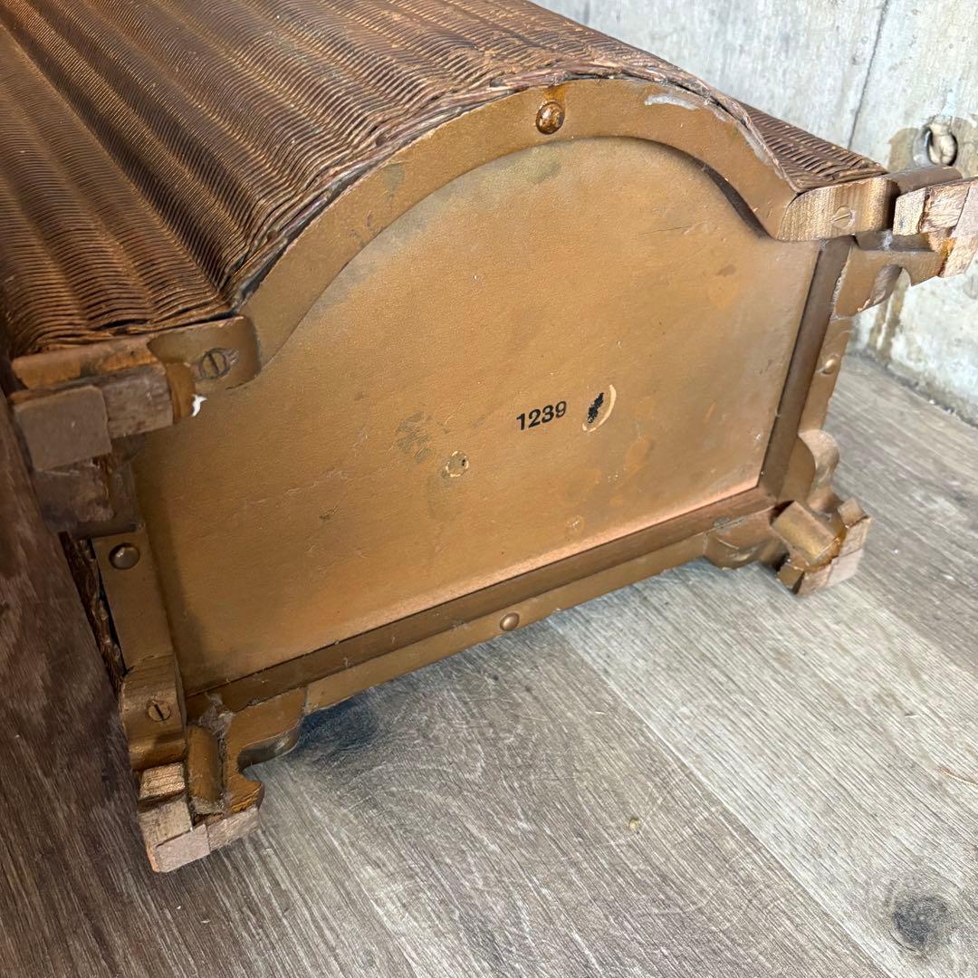 LLOYD ROOM ヴィンテージ ガラストップ　リネンボックス　バスケット