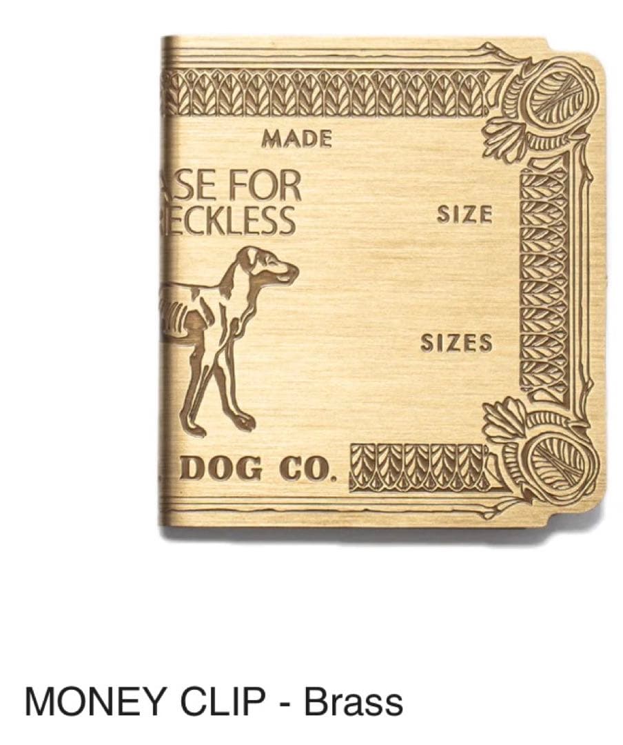 DOG & CO MONEY CLIP マネークリップ