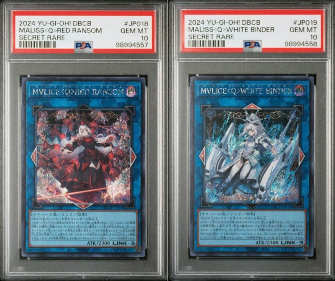 ☆連番 大人気 MALICE レッドランサム ホワイトバインダー PSA10 ③