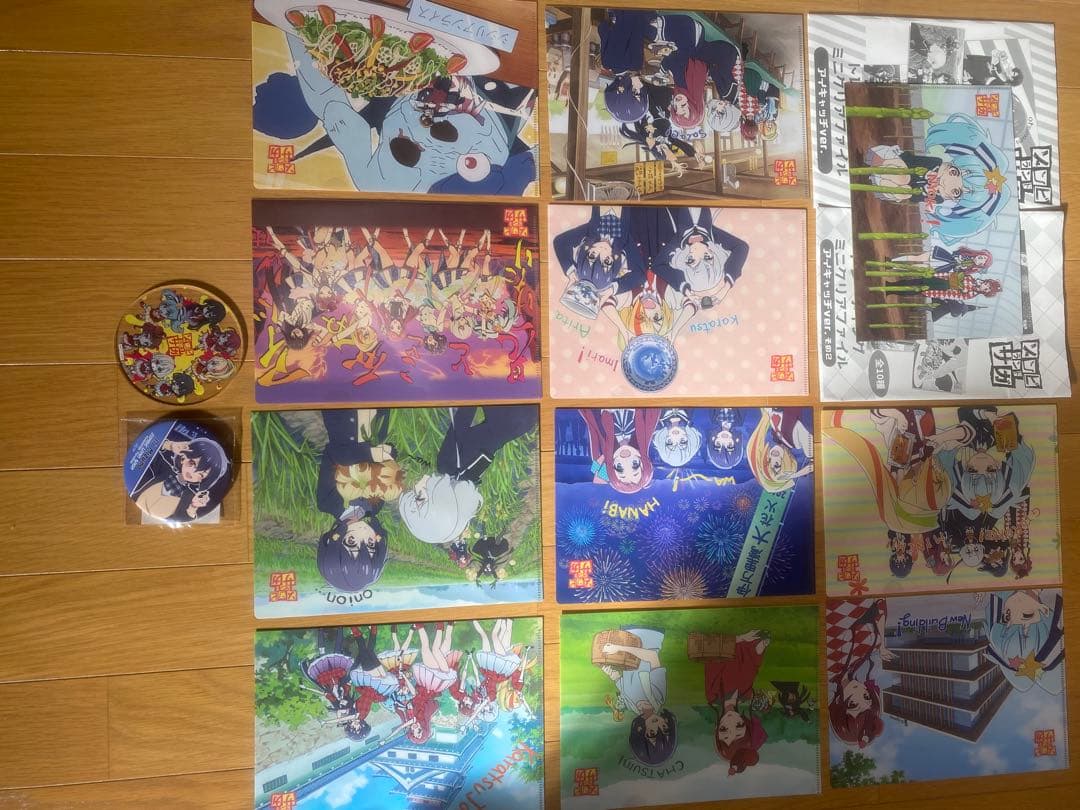 2019バスツアーコースター　アイキャッチミニクリアファイル　ゾンビランドサガ