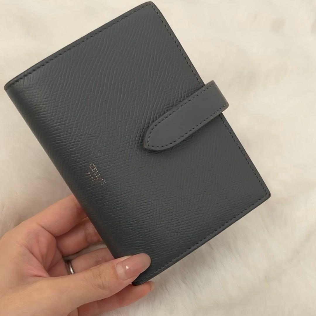 CELINE／二つ折り財布／グレー