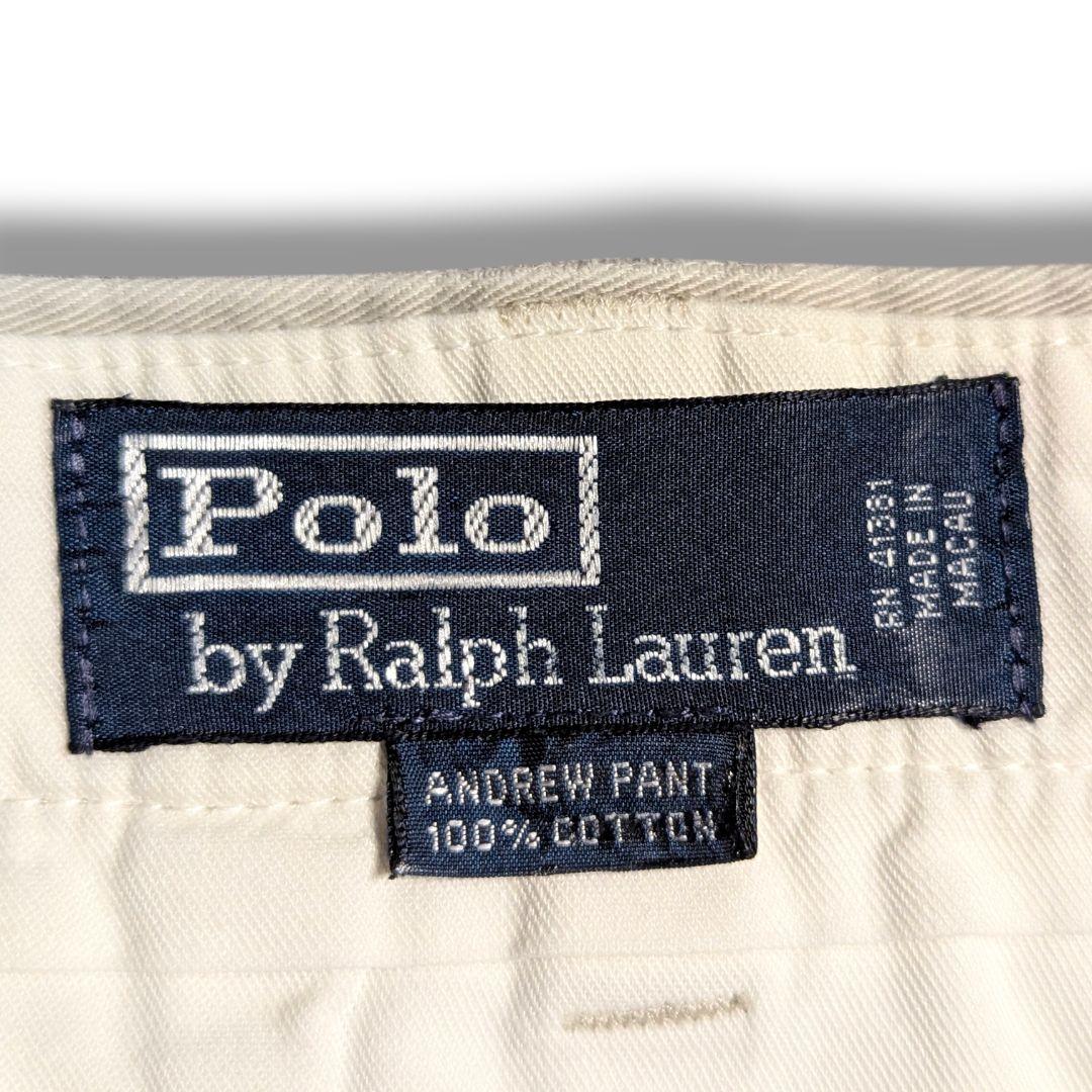 90sPolo Ralph Lauren ANDREW PANT ポロチノW35