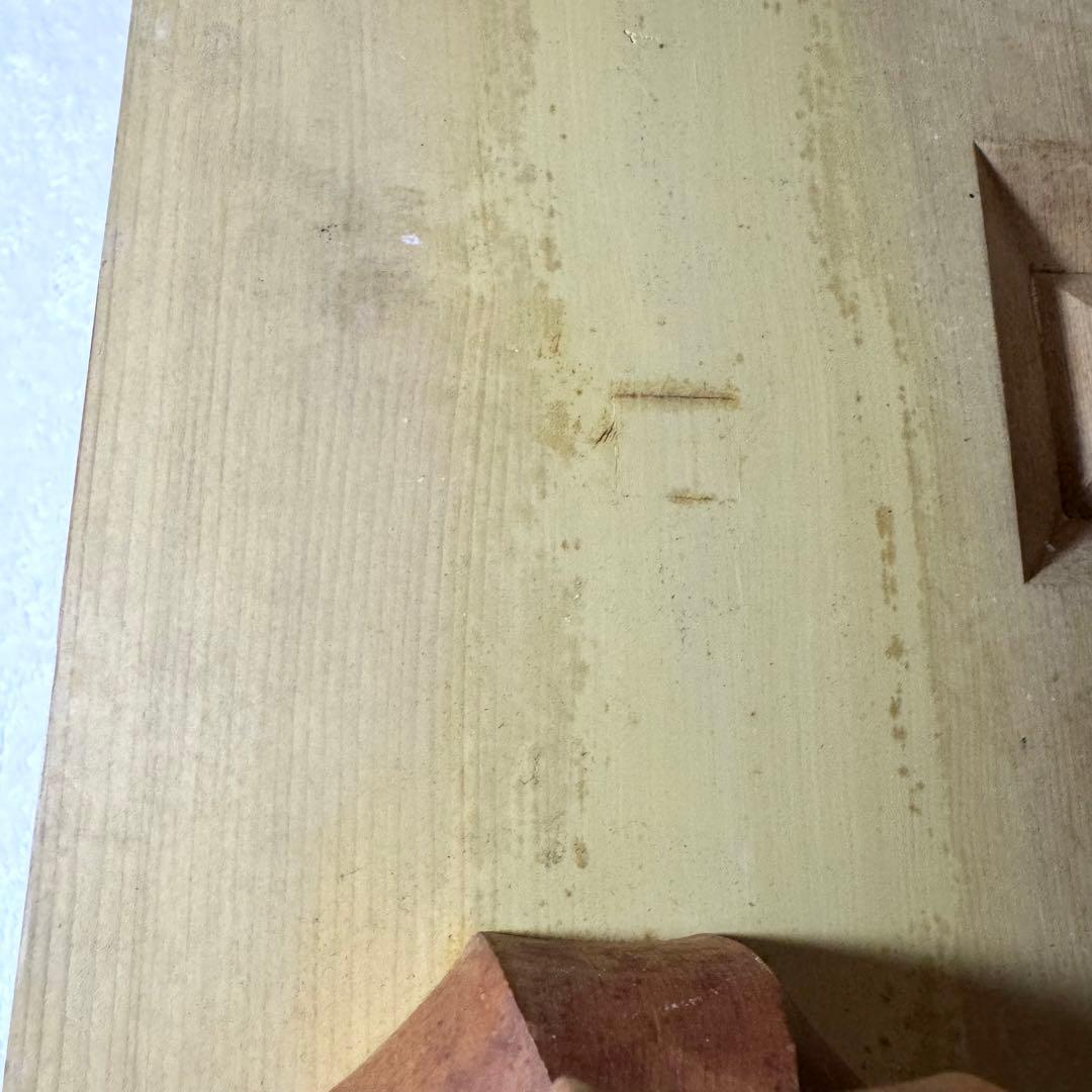 〚ケース付〛✦碁盤 足付盤 ヘソ付 柾目 天地柾 盤厚約6寸✦