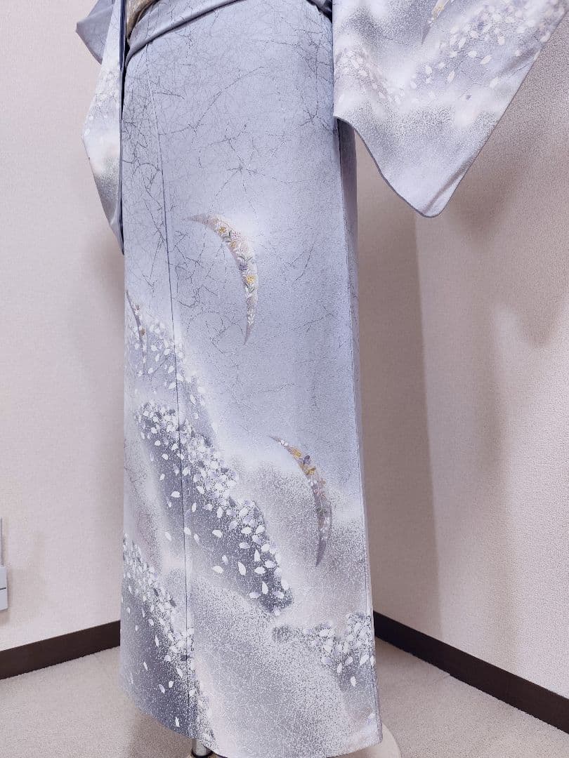 ❰6534❱ フルセット　付け下げ訪問着　袋帯　帯締め　帯揚げ　正絹　着物