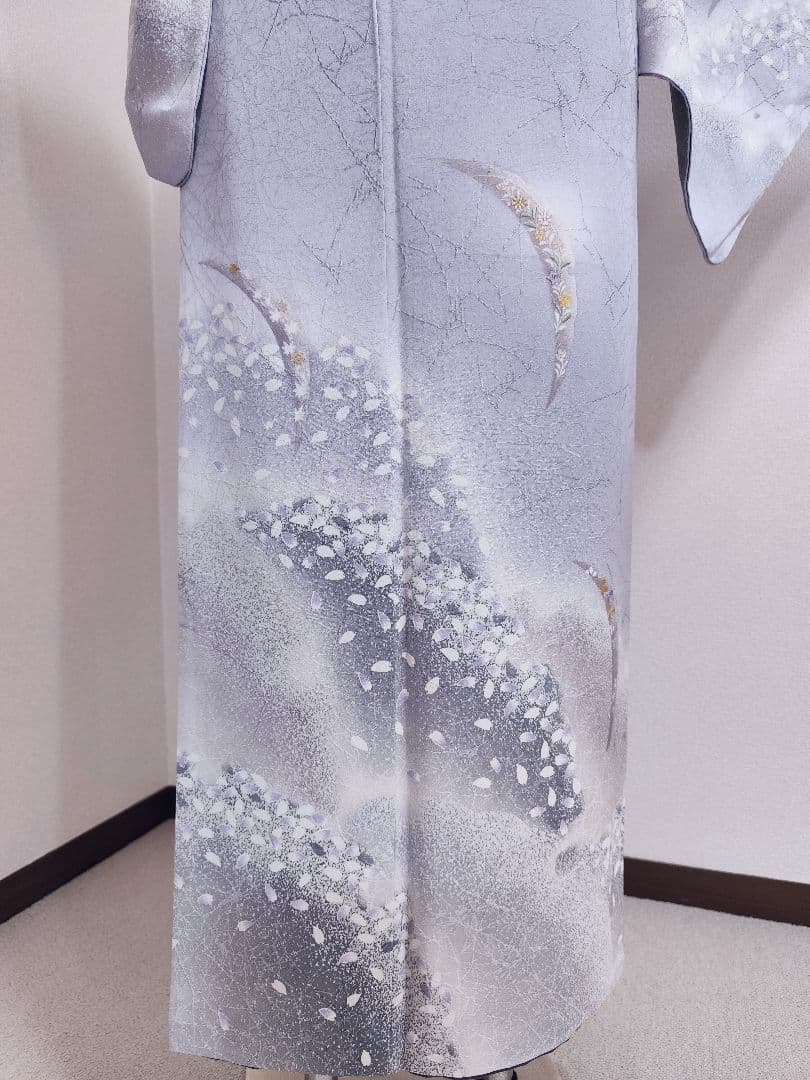 ❰6534❱ フルセット　付け下げ訪問着　袋帯　帯締め　帯揚げ　正絹　着物